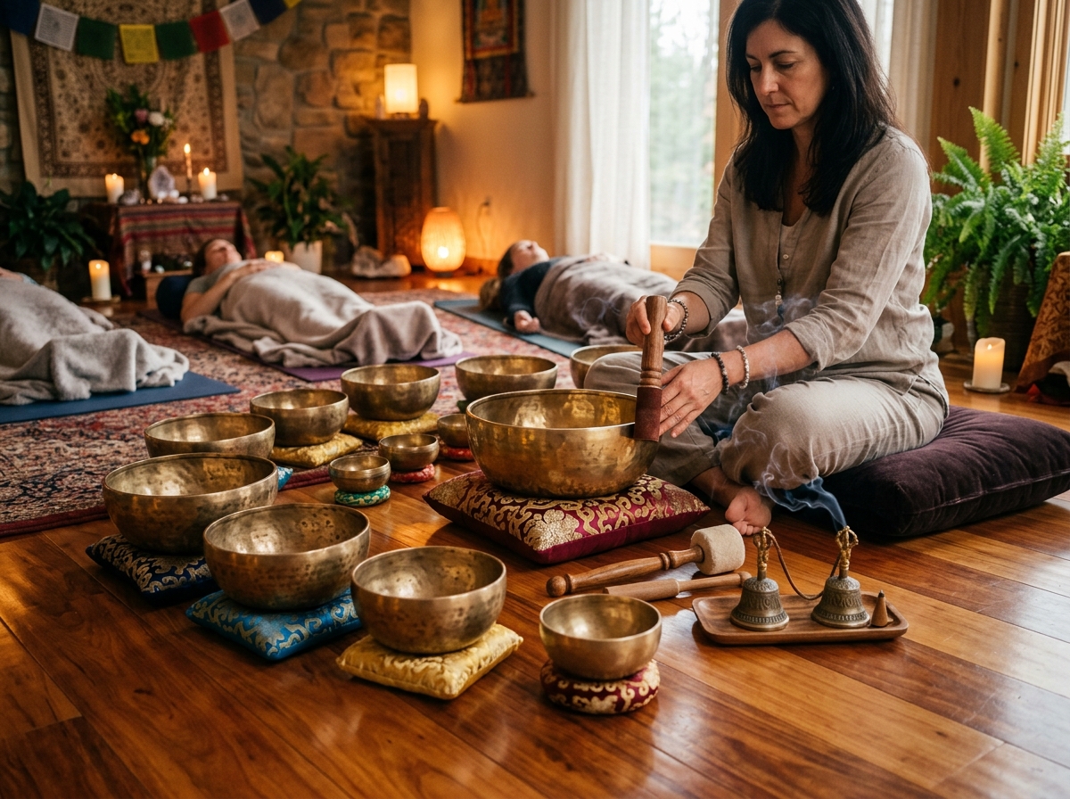 Harmonic Tibetan Sound Bath Therapy at Yogtatvah Wellness & Beyond