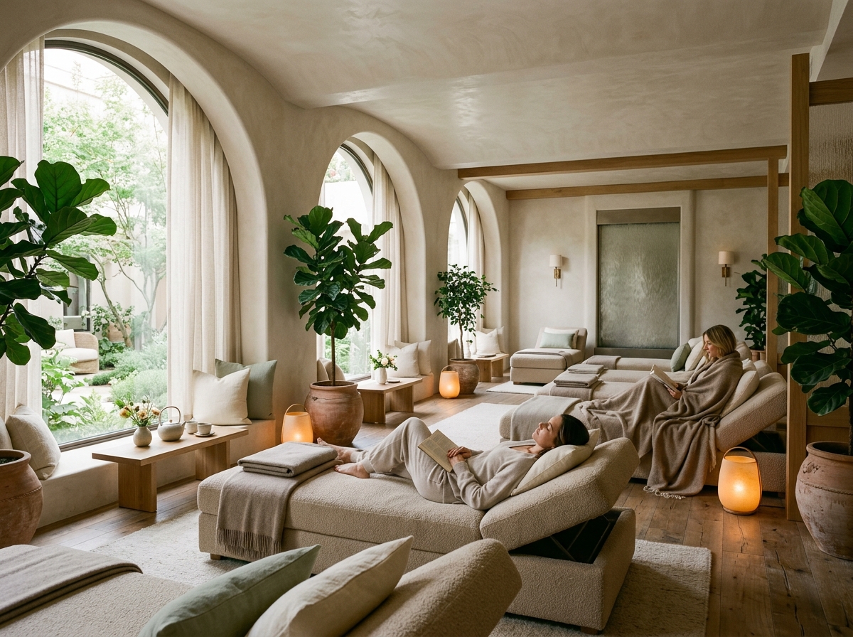 Restorative Sanctuary Lounge at Yogtatvah Wellness & Beyond